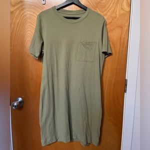 Everlane Green Tshirt Dress Size Medium